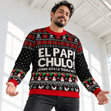 El Papi Chulo — Brindis sin Pena Knitted Sweater