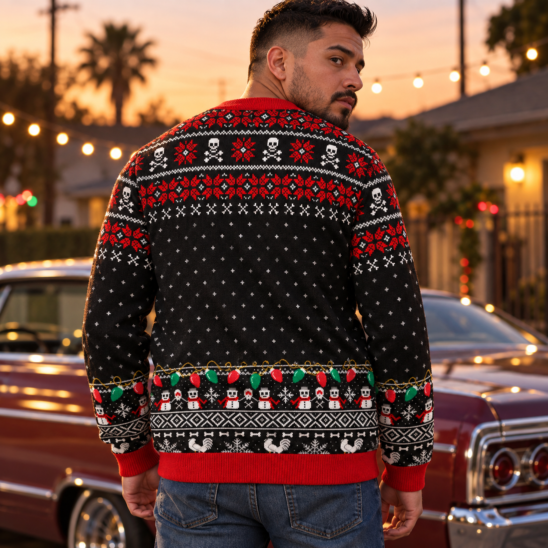 Feliz Navidad Putos — Noche sin Filtro Knitted Sweater