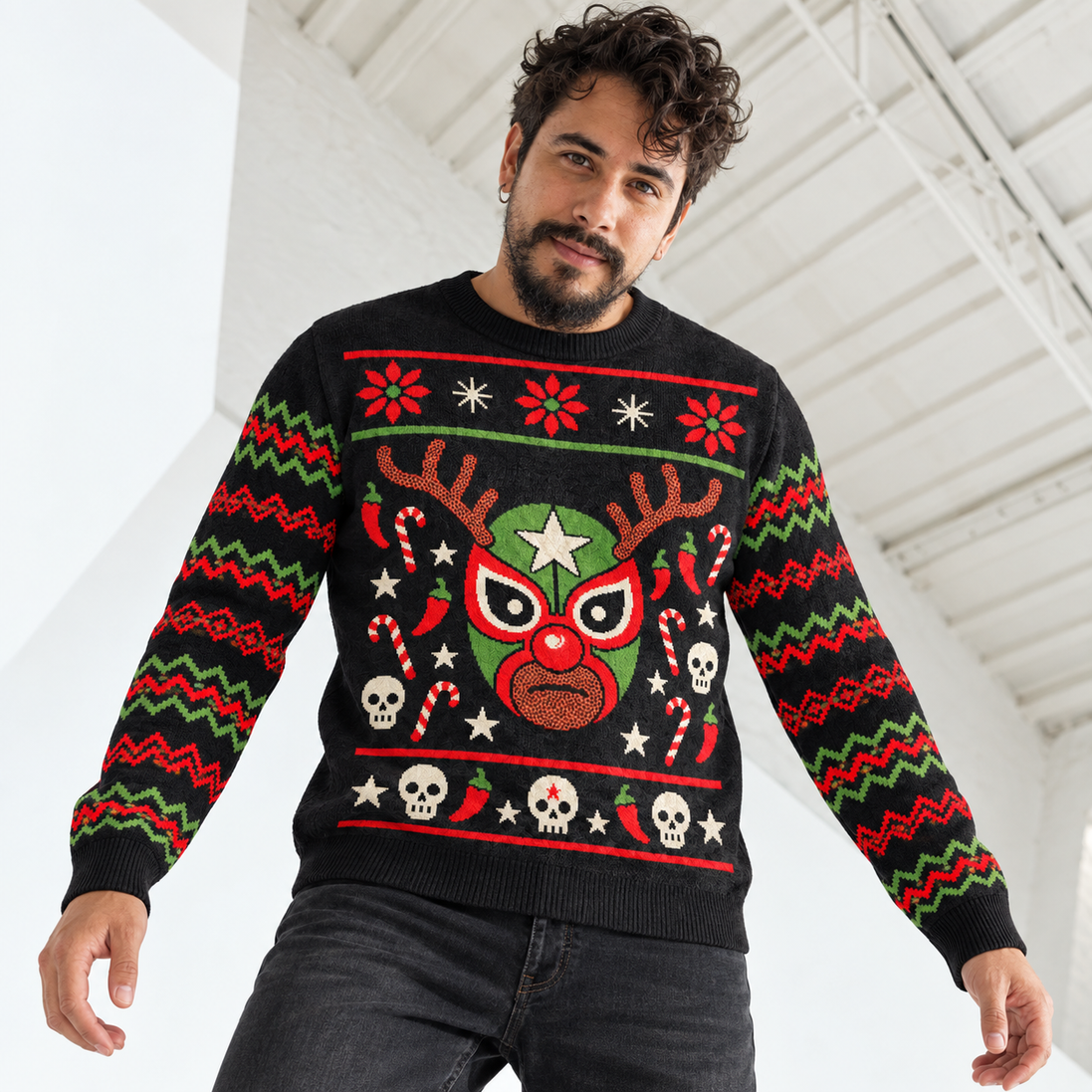 Rudolpho Lucha — Nariz de Fuego Knitted Sweater