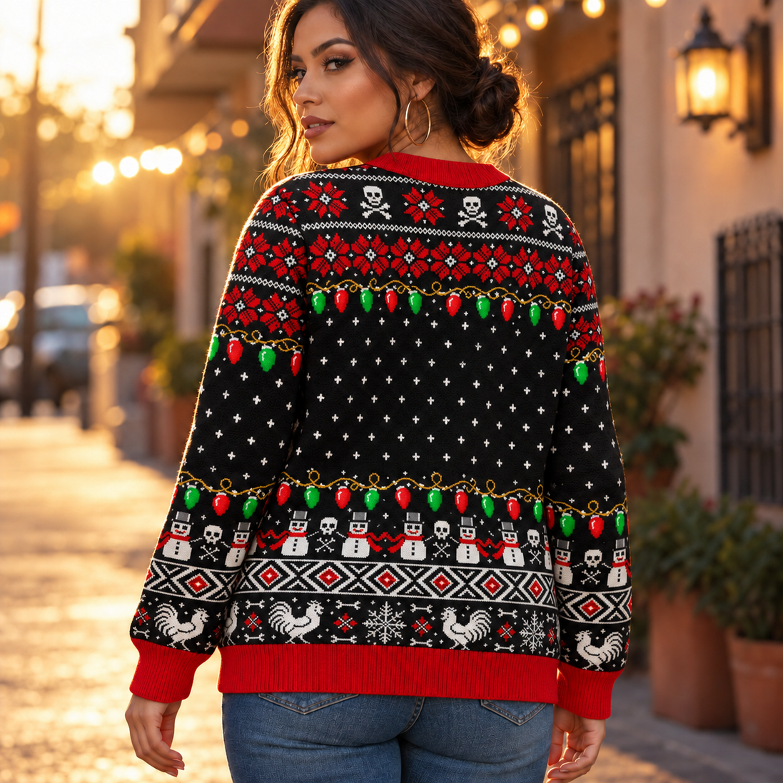 Santa’s Favorite Cabrona — Sin Permiso Knitted Sweater