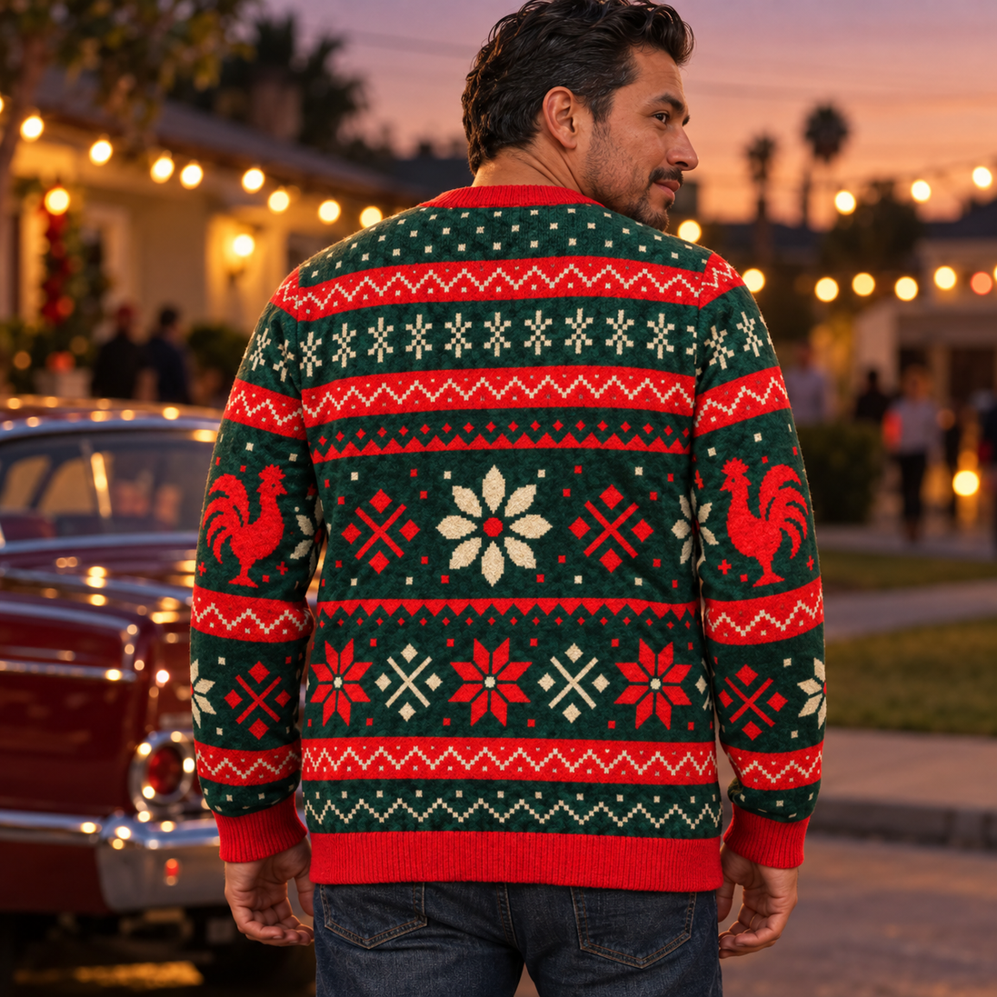 Hasta los Huesos — Son de Navidad Knitted Sweater