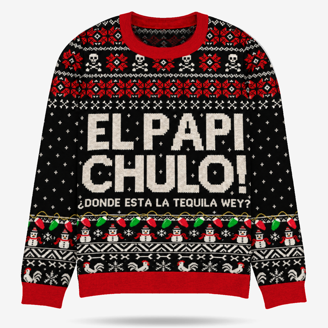 El Papi Chulo — Brindis sin Pena Knitted Sweater