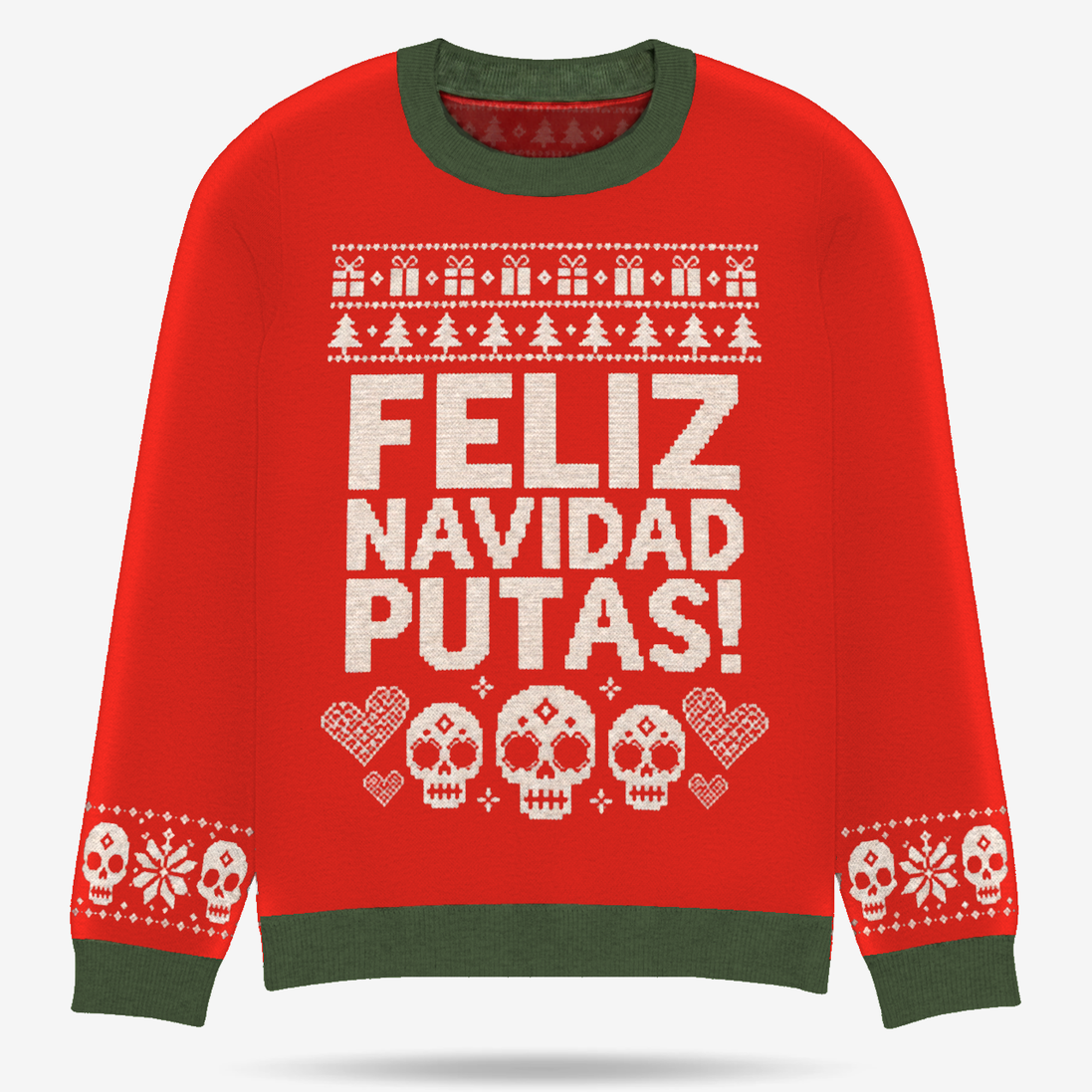 Feliz Navidad — Corazón Rebelde Knitted Sweater