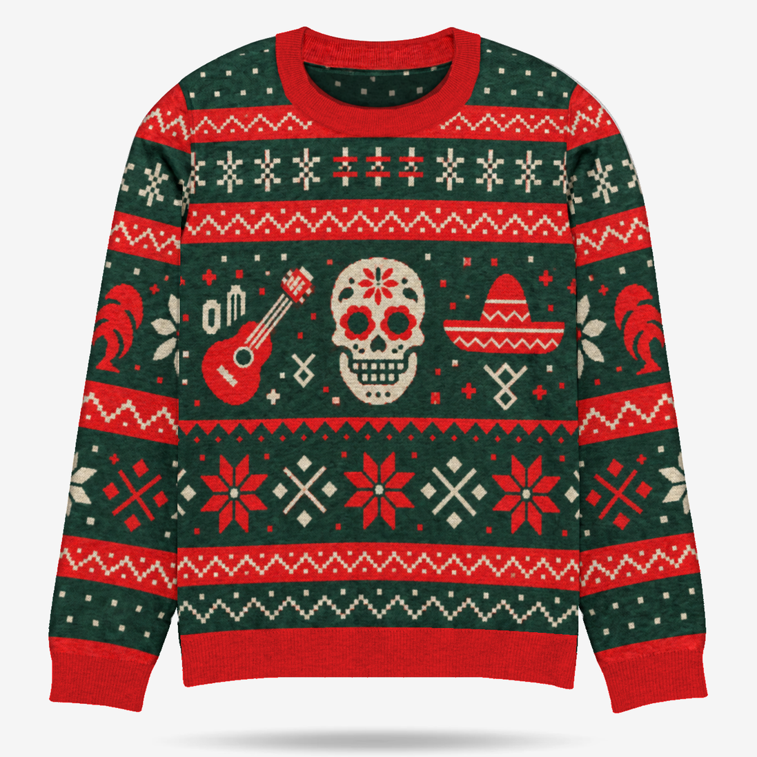 Hasta los Huesos — Son de Navidad Knitted Sweater
