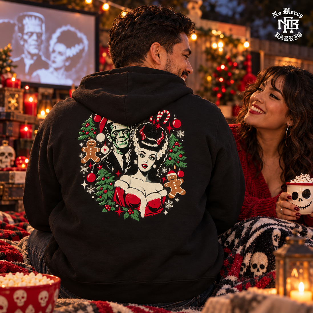 Frankie & La Novia Navidad Hoodie
