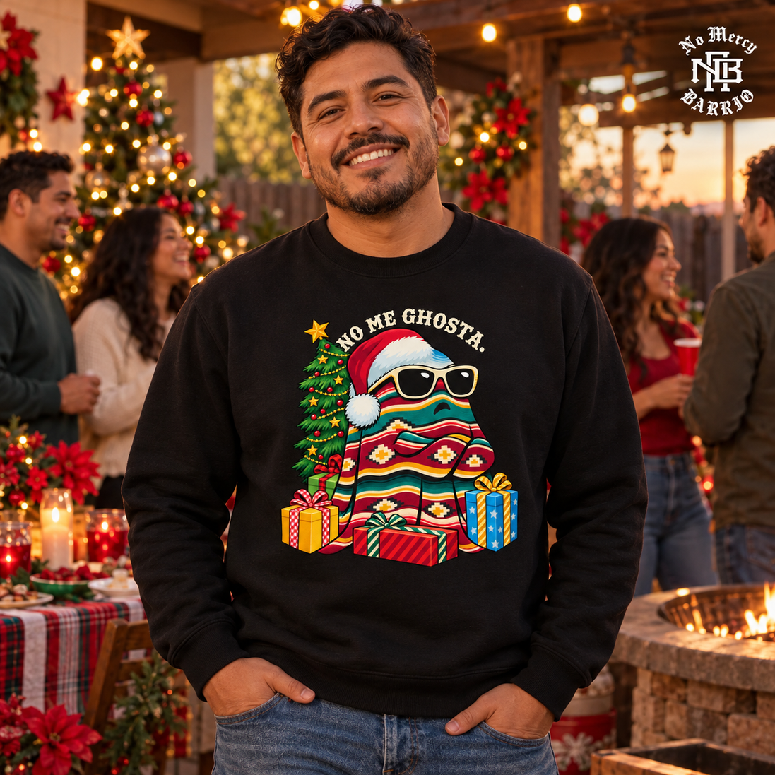 No Me Ghosta Serape Mood Sweater
