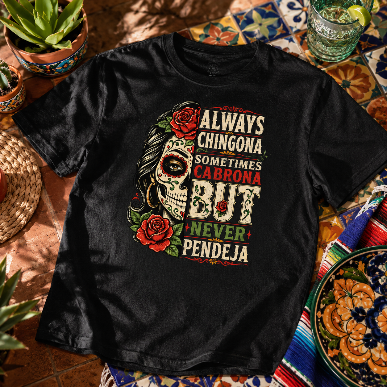 Always Chingona Sometimes Cabrona But Never Pendeja T Shirt