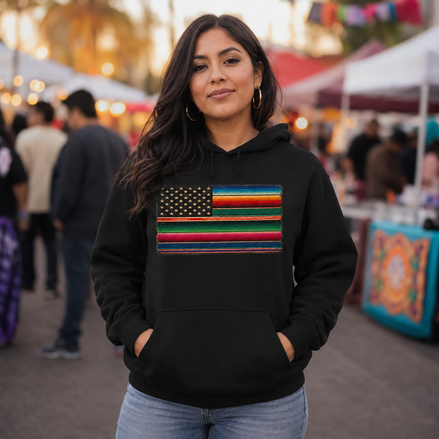 Arte De La Bandera Hoodie