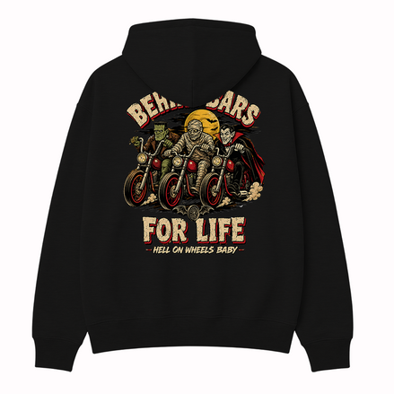 Behind Bars For Life Moto Tee Hoodie