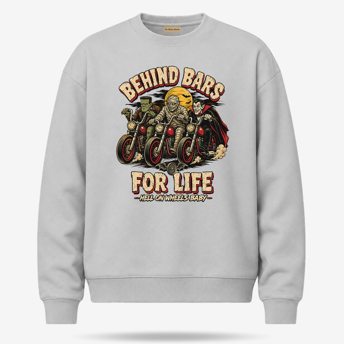 Behind Bars For Life Moto Tee Sweater