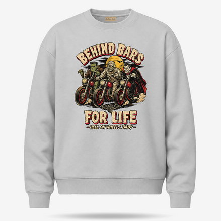 Behind Bars For Life Moto Tee Sweater