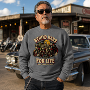 Behind Bars For Life Moto Tee Sweater