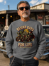 Behind Bars For Life Moto Tee Sweater