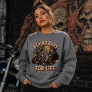 Behind Bars For Life Moto Tee Sweater