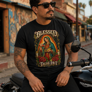 Blessed - Tacos 24:7 T Shirt