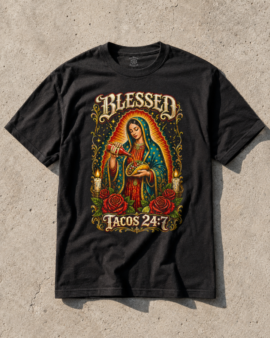 Blessed - Tacos 24:7 T Shirt