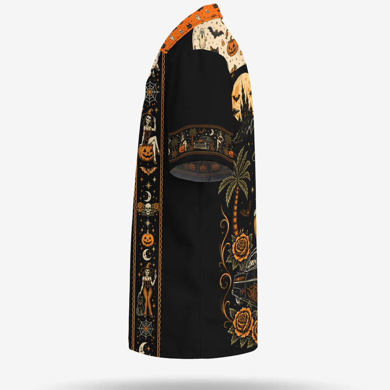 Brujas del Barrio — Vintage Halloween Guayabera