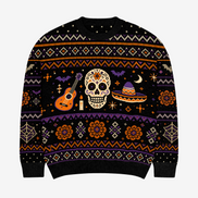Calavera Halloween Fiesta Knitted Sweater