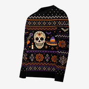 Calavera Halloween Fiesta Knitted Sweater