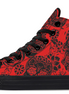 Calavera Red High Tops