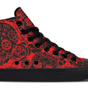 Calavera Red High Tops