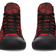 Calavera Red High Tops