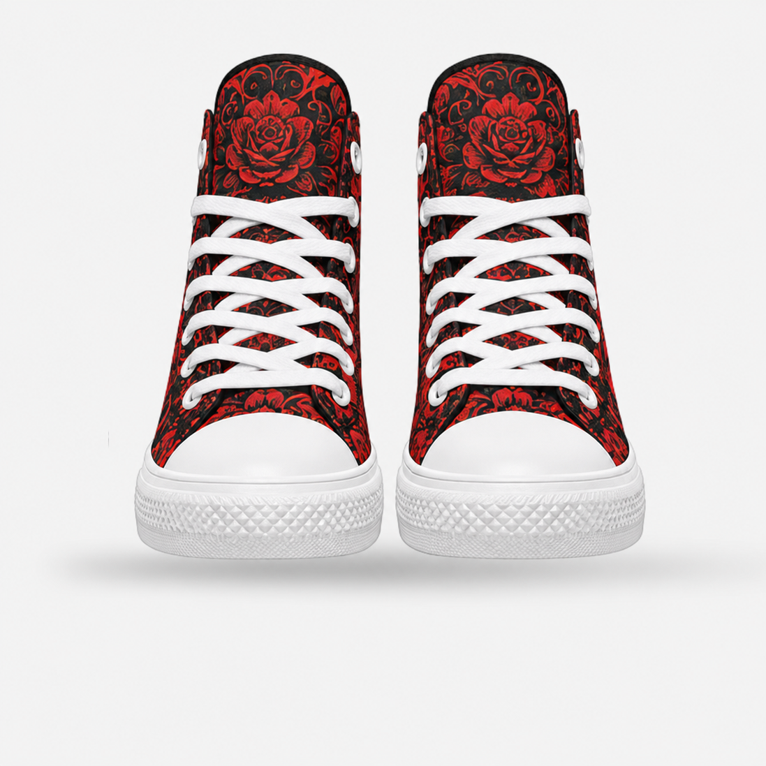 Calavera Red High Tops