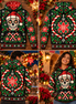 Calavera de Nochebuena – Midnight Fiesta Hoodie