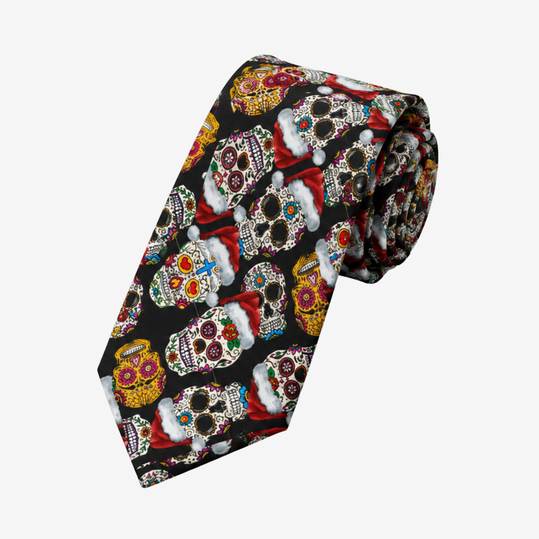 Calaveras de Navidad Necktie