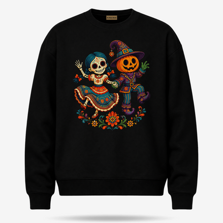 Calaveritas Halloween Dance Sweater