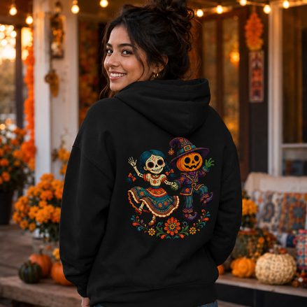 Calaveritas Halloween Dance Hoodie