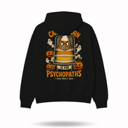 Candy Corn Psycho Ward Black Hoodie