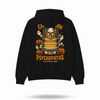 Candy Corn Psycho Ward Black Hoodie