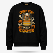 Candy Corn Psycho Ward Sweater