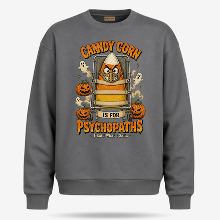 Candy Corn Psycho Ward Sweater