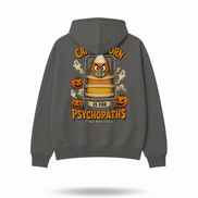 Candy Corn Psycho Ward Black Hoodie