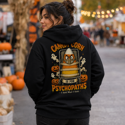 Candy Corn Psycho Ward Hoodie