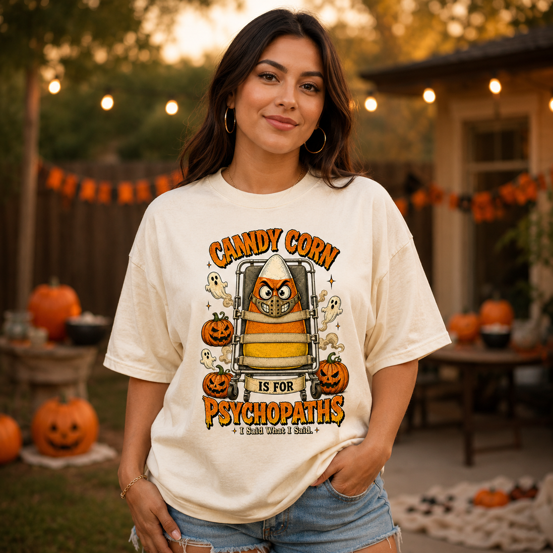 Candy Corn Psycho Ward T Shirt