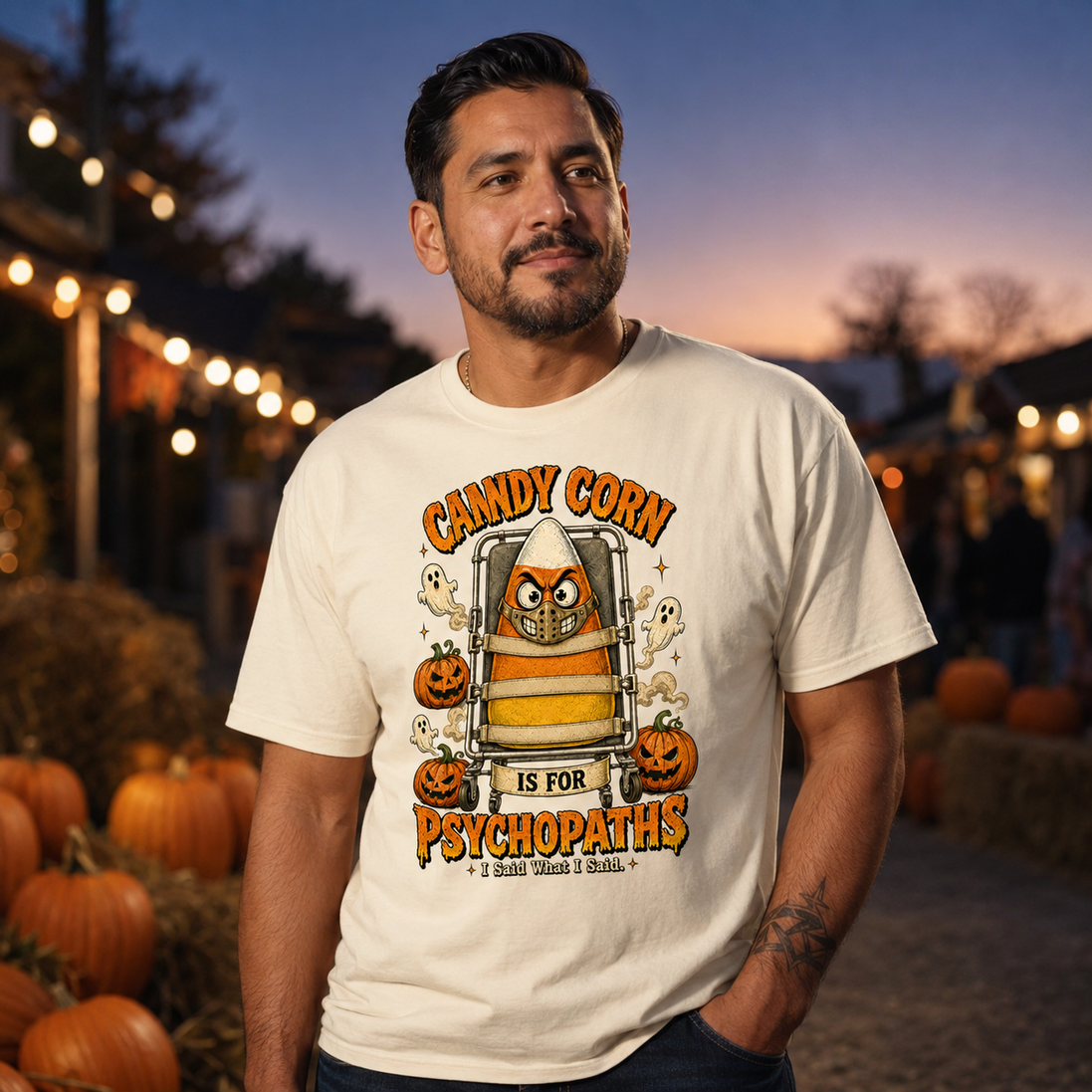 Candy Corn Psycho Ward T Shirt