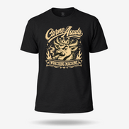 Carne Asada Wrecking Machine Old Skool T Shirt