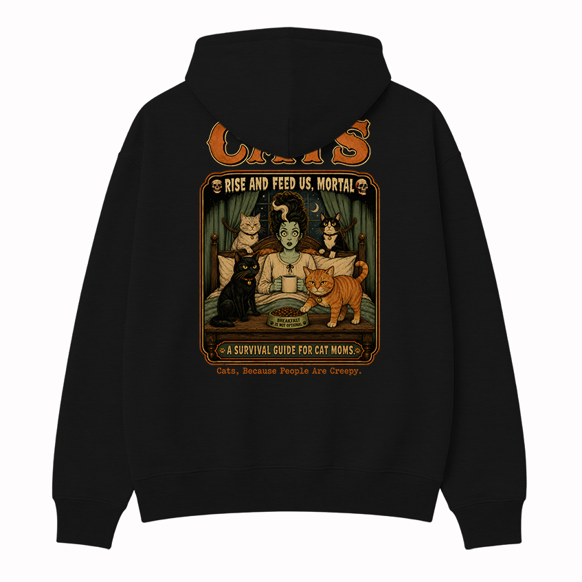 Cats Because People Are Creepy Hoodie