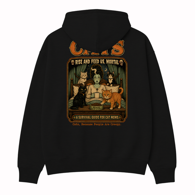 Cats Because People Are Creepy Hoodie