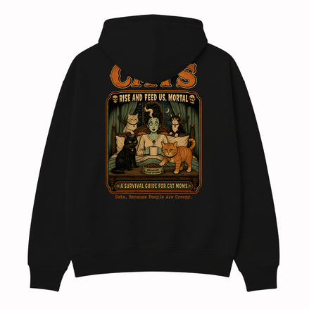 Cats Because People Are Creepy Hoodie