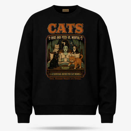 Cats Because People Are Creepy Sweater