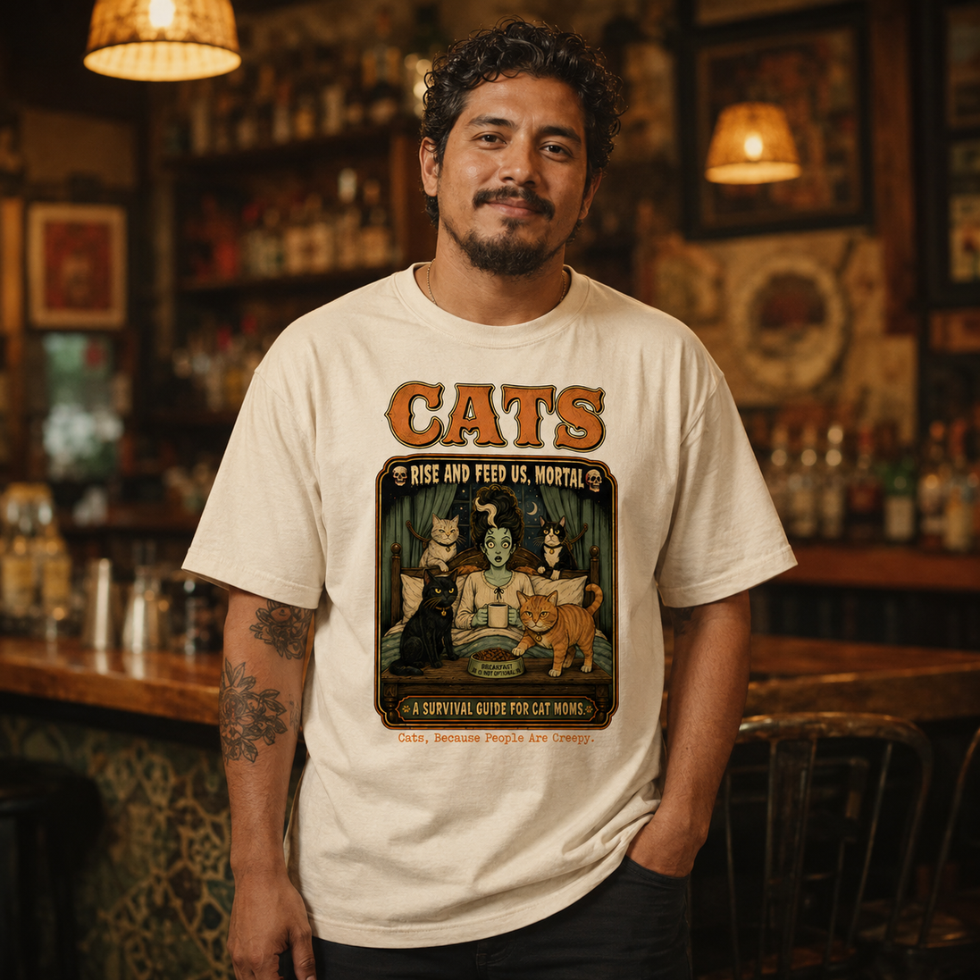 Cats Because People Are Creepy T Shirt