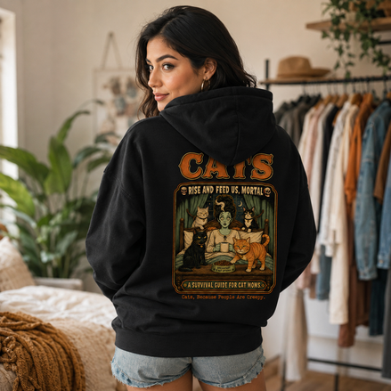 Cats Because People Are Creepy Hoodie