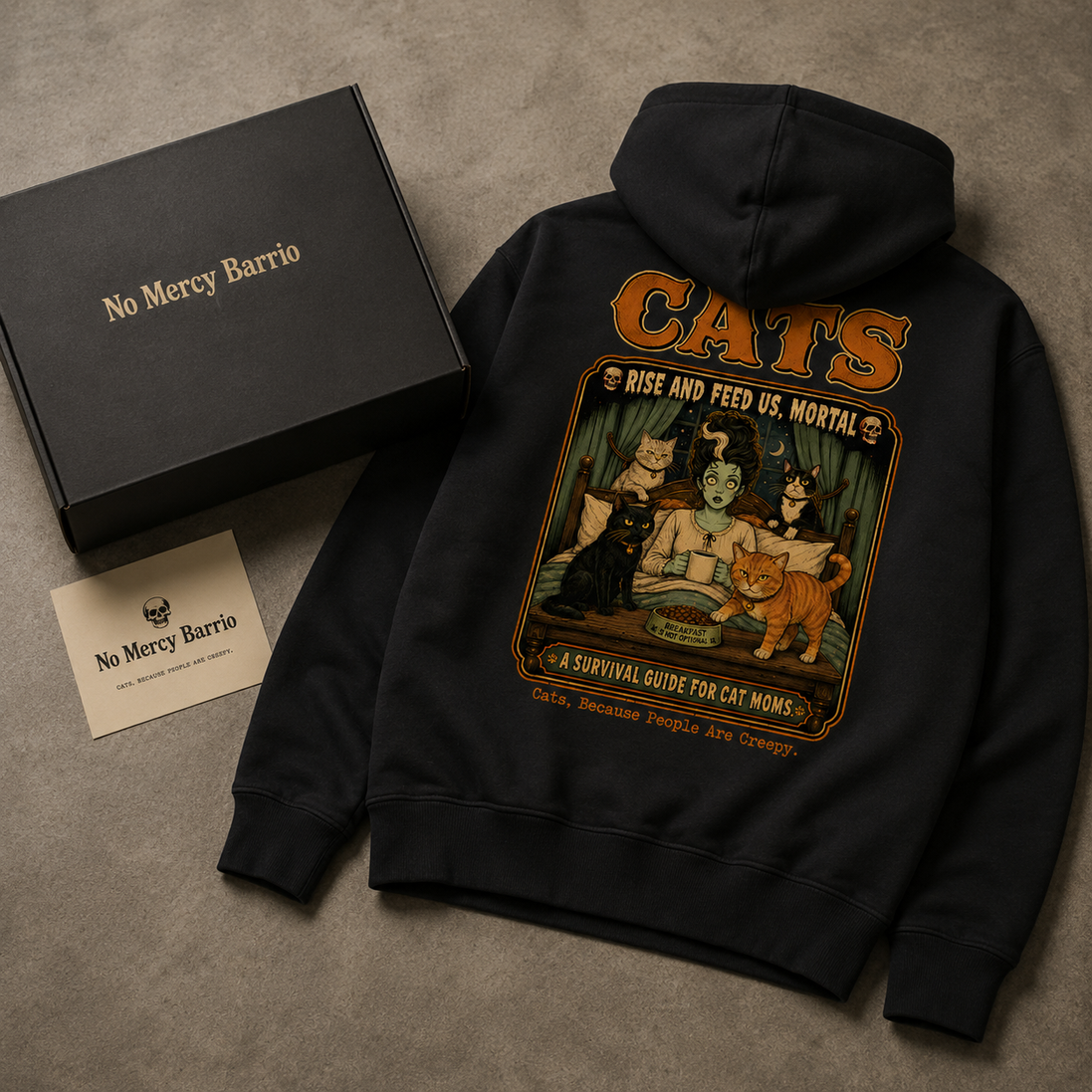 Cats Because People Are Creepy Hoodie
