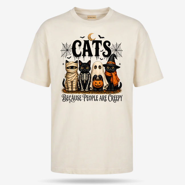 Cats Over Creepy People T Shirt