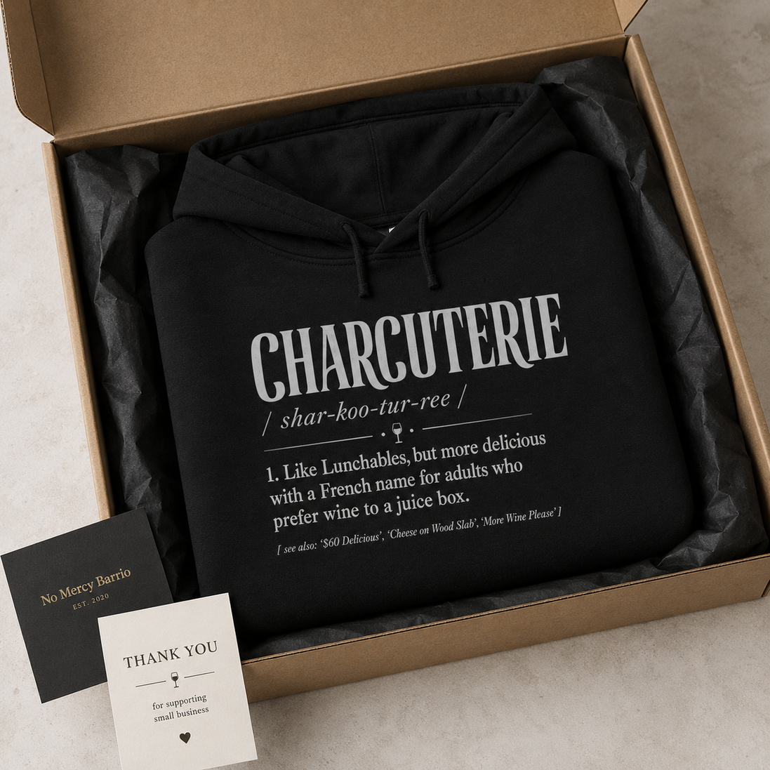 Charcuterie Definition Hoodie