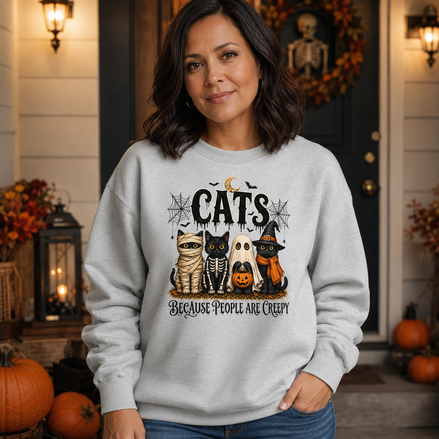 Cats Over Creepy People Sweater